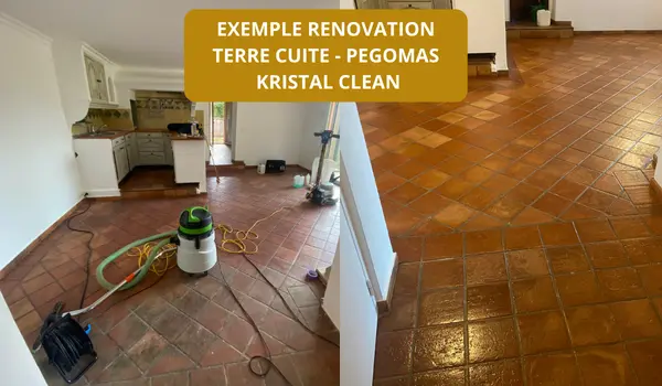 renovation de sol en terre cuite pegomas