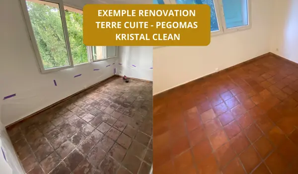 terre cuite renovation avant apres pegomas