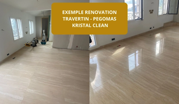 renovation travertin PEGOMAS